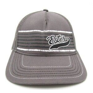 Estes Mesh Embroidered Adjustable Snapback Hat (B)